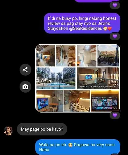 Apartamento Sea Residences 5mins Walk To Sm Moa, Arena, Smx, 55" Googletv Manila
