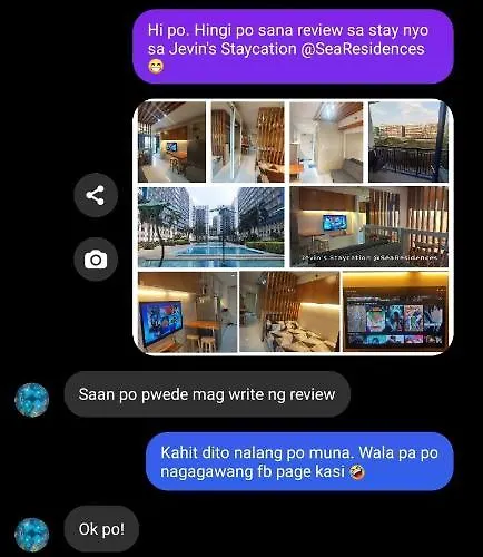 Sea Residences 5mins Walk To Sm Moa, Arena, Smx, 55" Googletv