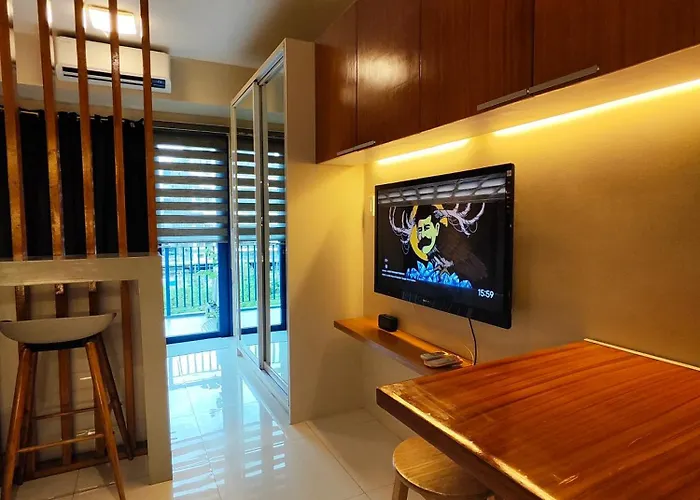 Sea Residences 5mins Walk To Sm Moa, Arena, Smx, 55" Googletv Apartamento
