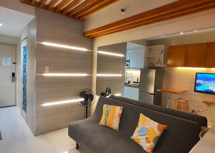 Sea Residences 5mins Walk To Sm Moa, Arena, Smx, 55" Googletv Apartamento