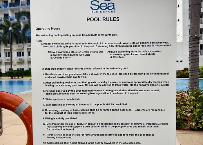 Sea Residences 5mins Walk To Sm Moa, Arena, Smx, 55" Googletv Apartamento *